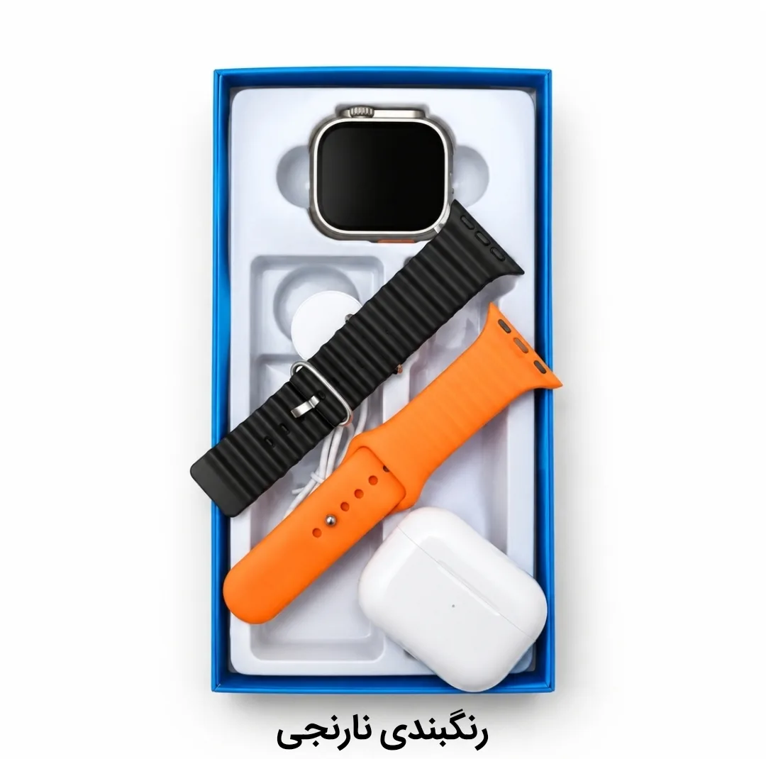 ساعت هوشمند 49 میلی متری زد تی مدل مکس 20 با بند سیلیکونی به همراه هدفون بلوتوثی