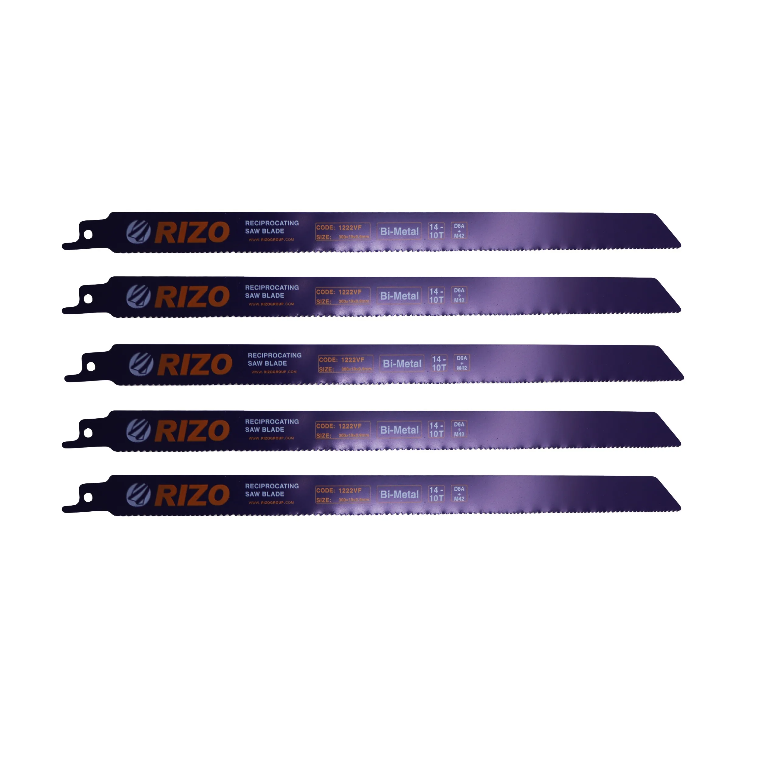 تیغه اره افقی بر ریزو مدل YP-300MM/1222VF مجموعه 5 عددی