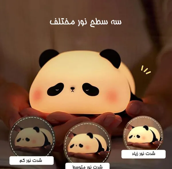 چراغ خواب کودک مدل سیلیکونی پاندا