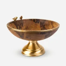 میوه‌خوری گلد کیش مدل GK829411 از جنس چوب، مناسب شستشو با دست