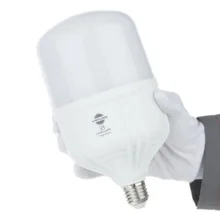 لامپ اس ام دی 40 وات پارس شهاب مدل Cylindrical پایه E27 به همراه لامپ 8 وات کم مصرف فیلیپس