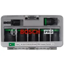 آچار بکس فشار قوی بوش مدل 1/2 Impact Pro مجموعه 7 عددی
