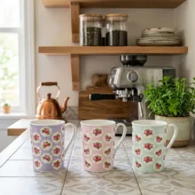 ماگ انگلیش هوم طرح گل مدل Stephani بسته 3 عددی