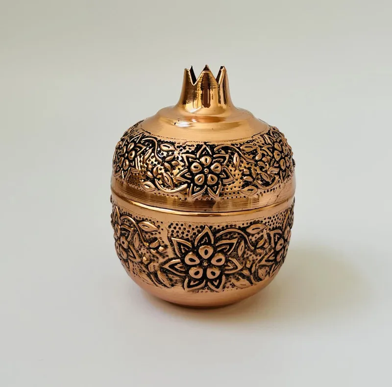 قندان مسی مدل انار کد ZH416