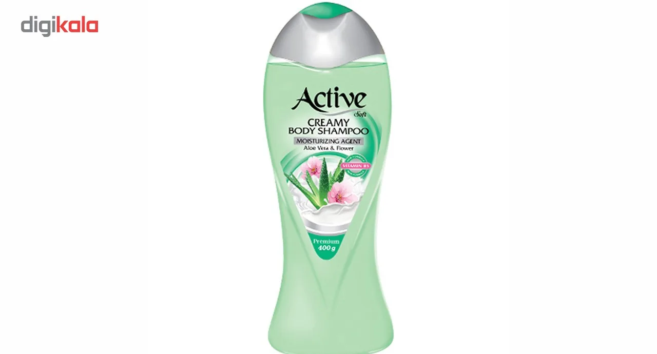 شامپو بدن کرمی اکتیو مدل Aloe Vera