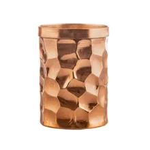 لیوان مسی سه بعدی طرح شش ضلعی کد ZH392.2