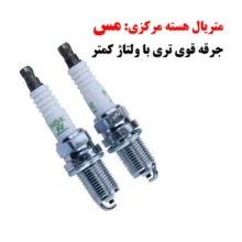 شمع خودرو ان جی کی مدل BKR6E پایه کوتاه مناسب برای تیبا و ساینا بسته 4 عددی