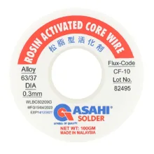 سیم لحیم آساهی مدل 0.3mm وزن 100 گرم