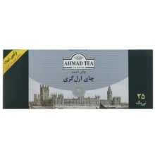 چای کیسه ای Earl Gray احمد بسته 25 عددی