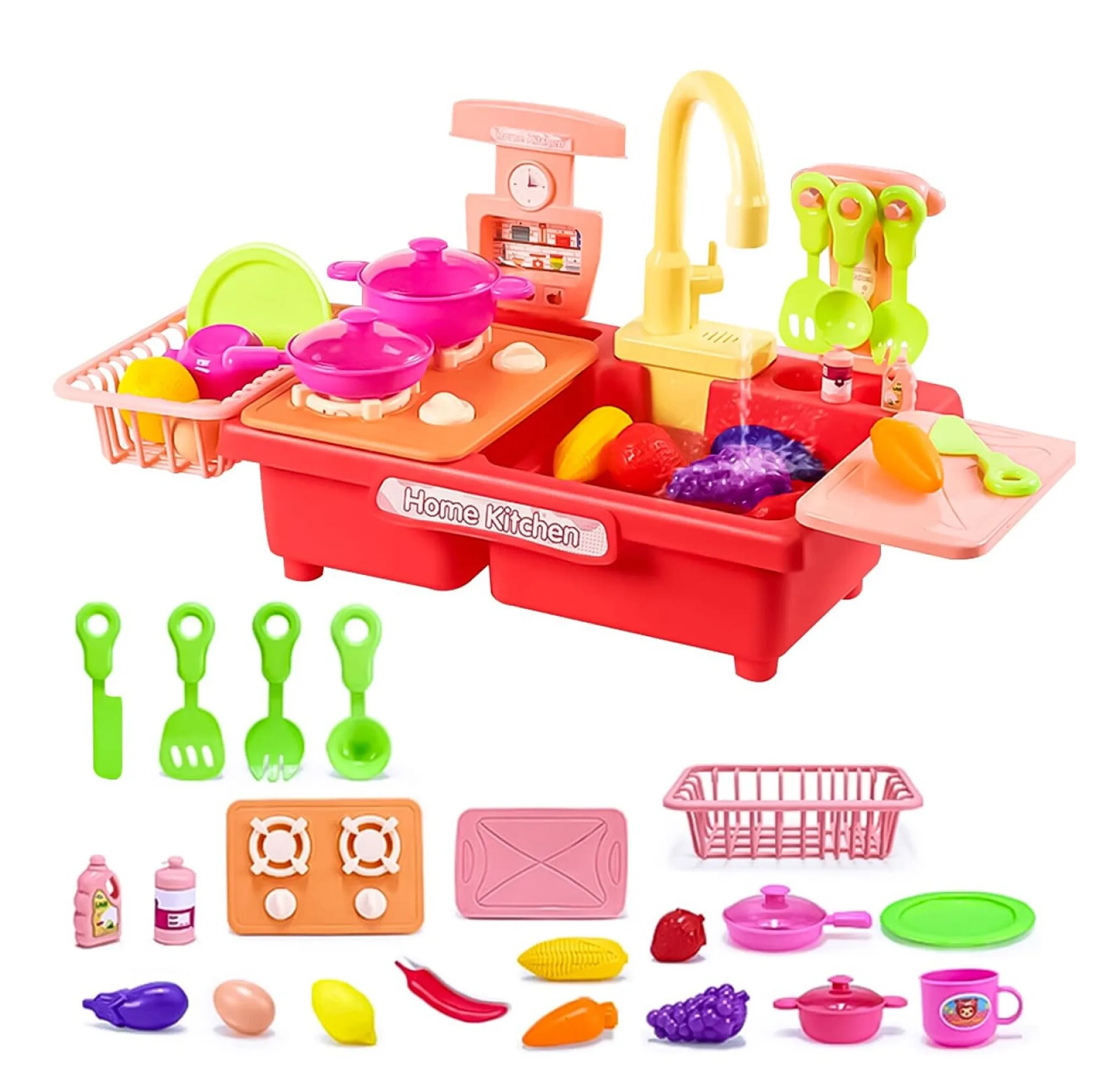 اسباببازی سینک ظرفشویی مدل HOME KITCHEN کد 240