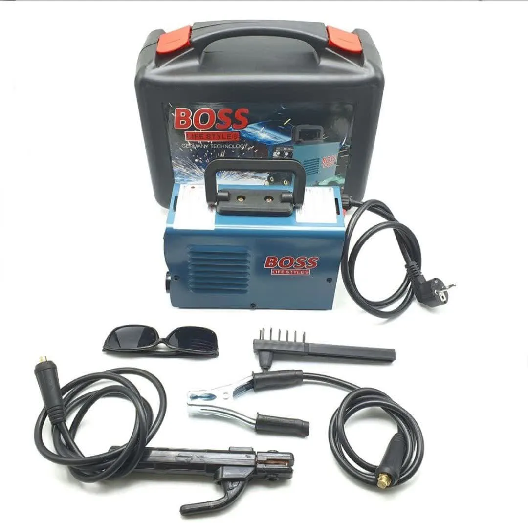 اینورتر جوشکاری مینی باس مدل mma-350-with-bmc-case مجموعه 6 عددی