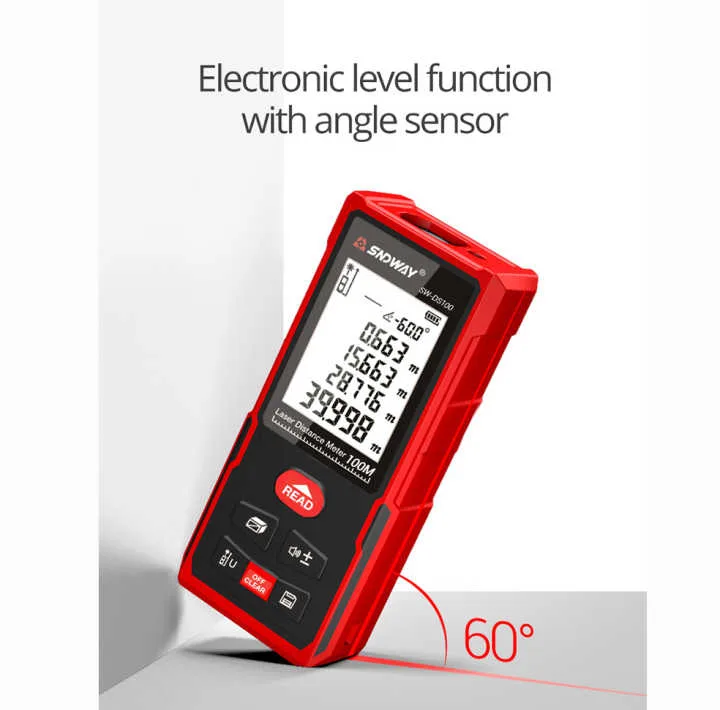 متر لیزری سندوی مدل SW-DS100