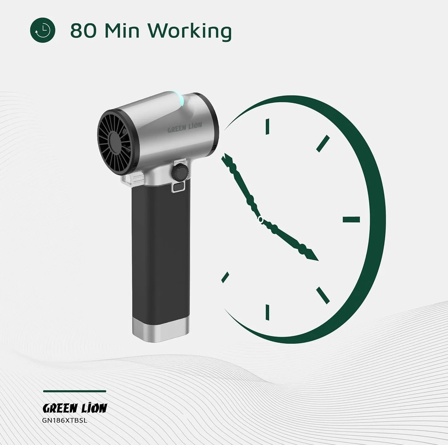 دستگاه دمنده شارژی 750 وات گرین لاین مدل GB-186X
