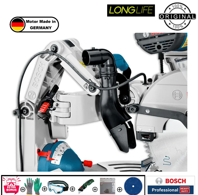 اره فارسی بر مفصلی بوش مدل Glide Arm - 12 GDL New Motor + Extra