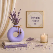 گلدان دکوری مدل دونات کد 01