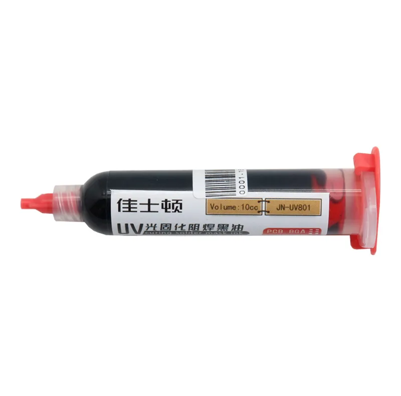 رنگ محافظ مدار چاپی مدل UV solder mask ink حجم 10 میلی لیتر