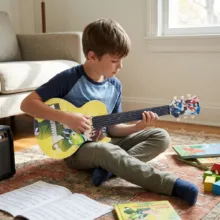 بازی آموزشی گیتار طرح Ben 10 مدل 75 CM