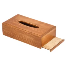 جعبه دستمال کاغذی مدل چوب روس کد 01