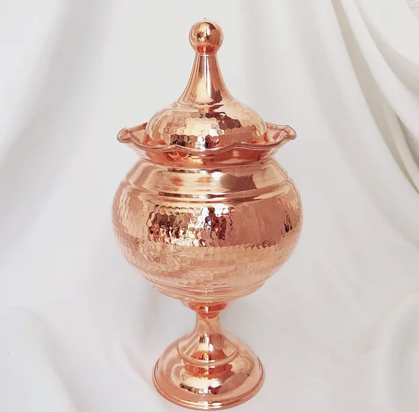 آجیل خوری مسی مدل لاله کد ZH282.2