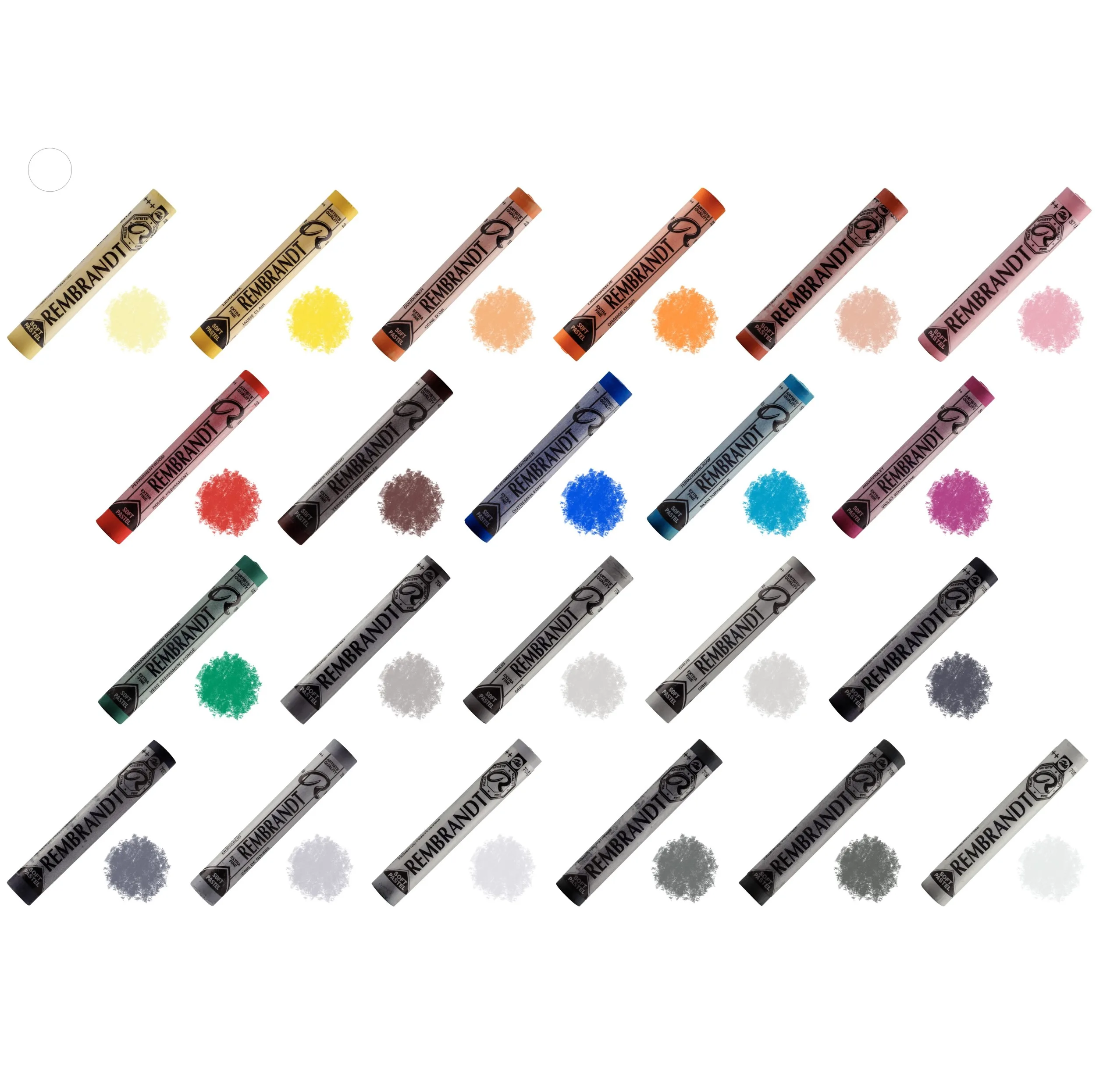 پاستل گچی 22 رنگ رمبرانت مدل ARTIST