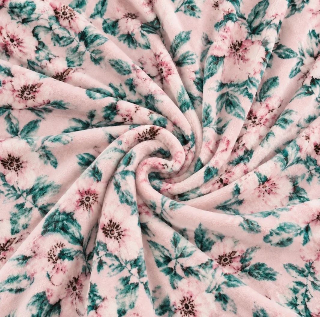 پتو مسافرتی 1 نفره مدل رز درشت سایز 160×220 سانتیمتر
