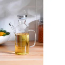 روغن ریز مدل شیشه ای درب استیل