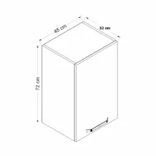 کابینت دیواری فلفور کابینت مدل L - 45 cm