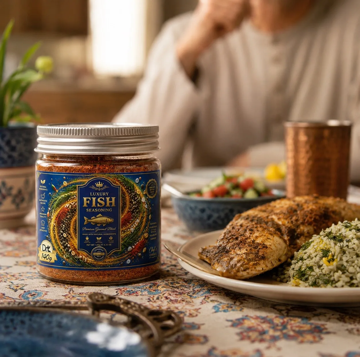 ادویه گوشت، ادویه مرغ، ادویه ماهی و چاشنی سبزیجات دکترتی - 620 گرم