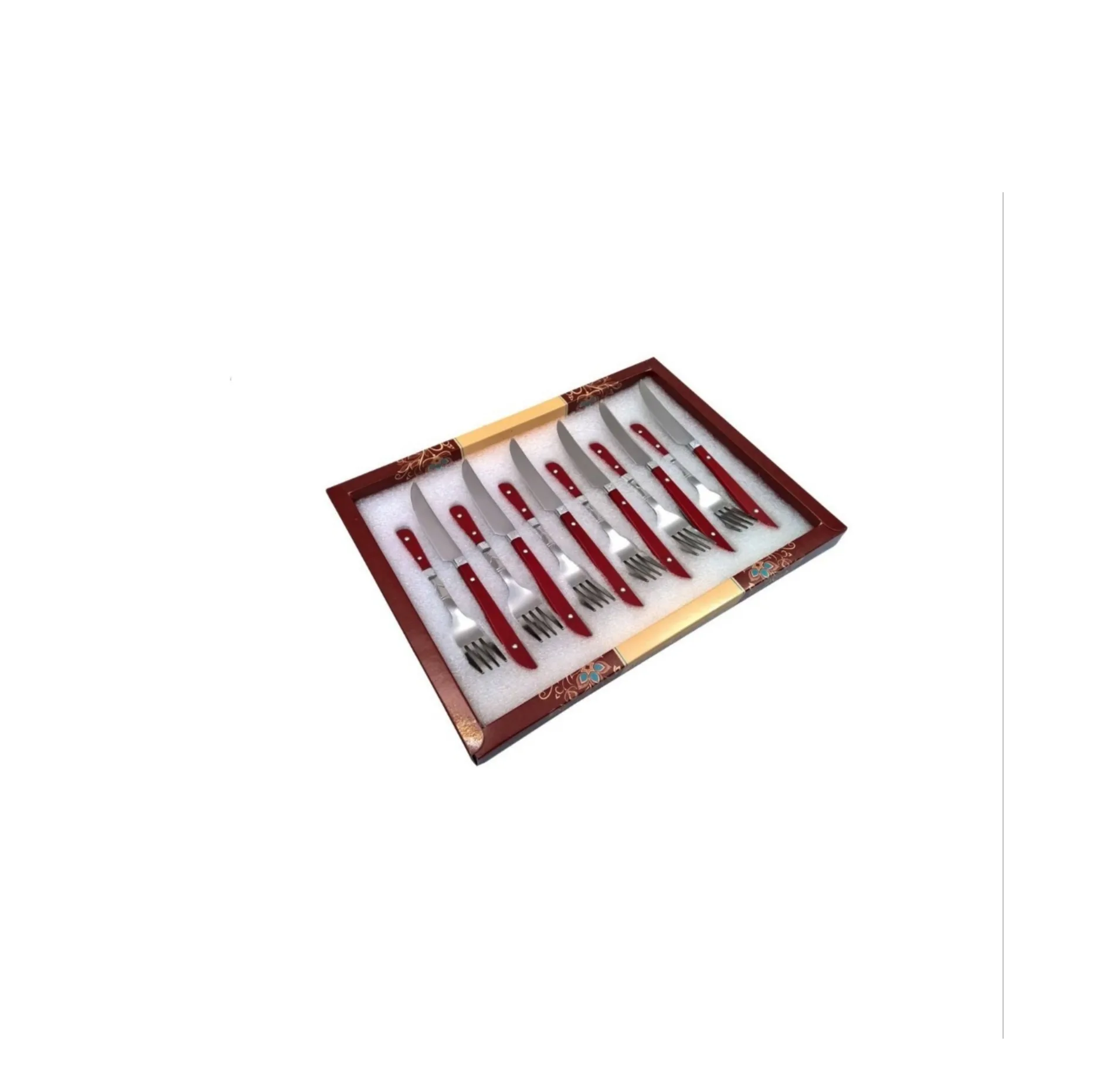 ست کارد و چنگال 12 پارچه اصیل زنجان کد 01