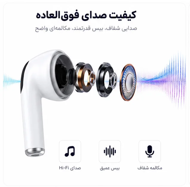 هدفون بلوتوثی مدل TWS
