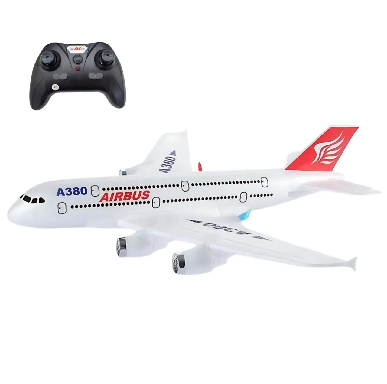 هواپیما بازی کنترلی ناب سل مدل مسافربری شارژی ایرباس کد AIRCRAFT AIRBUS A380 با قابلیت پرواز