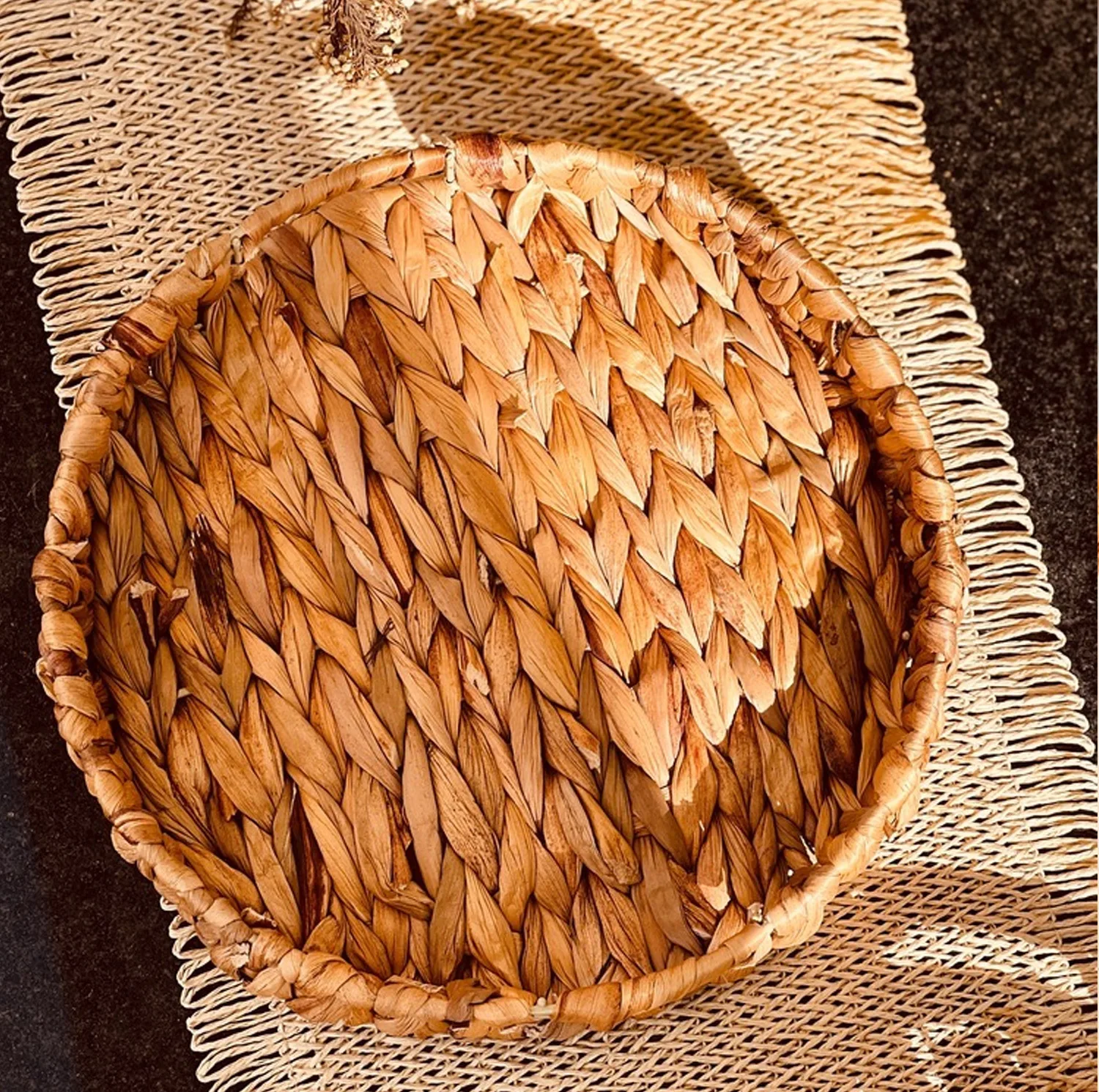 سینی مدل حصیری مجموعه سه عددی
