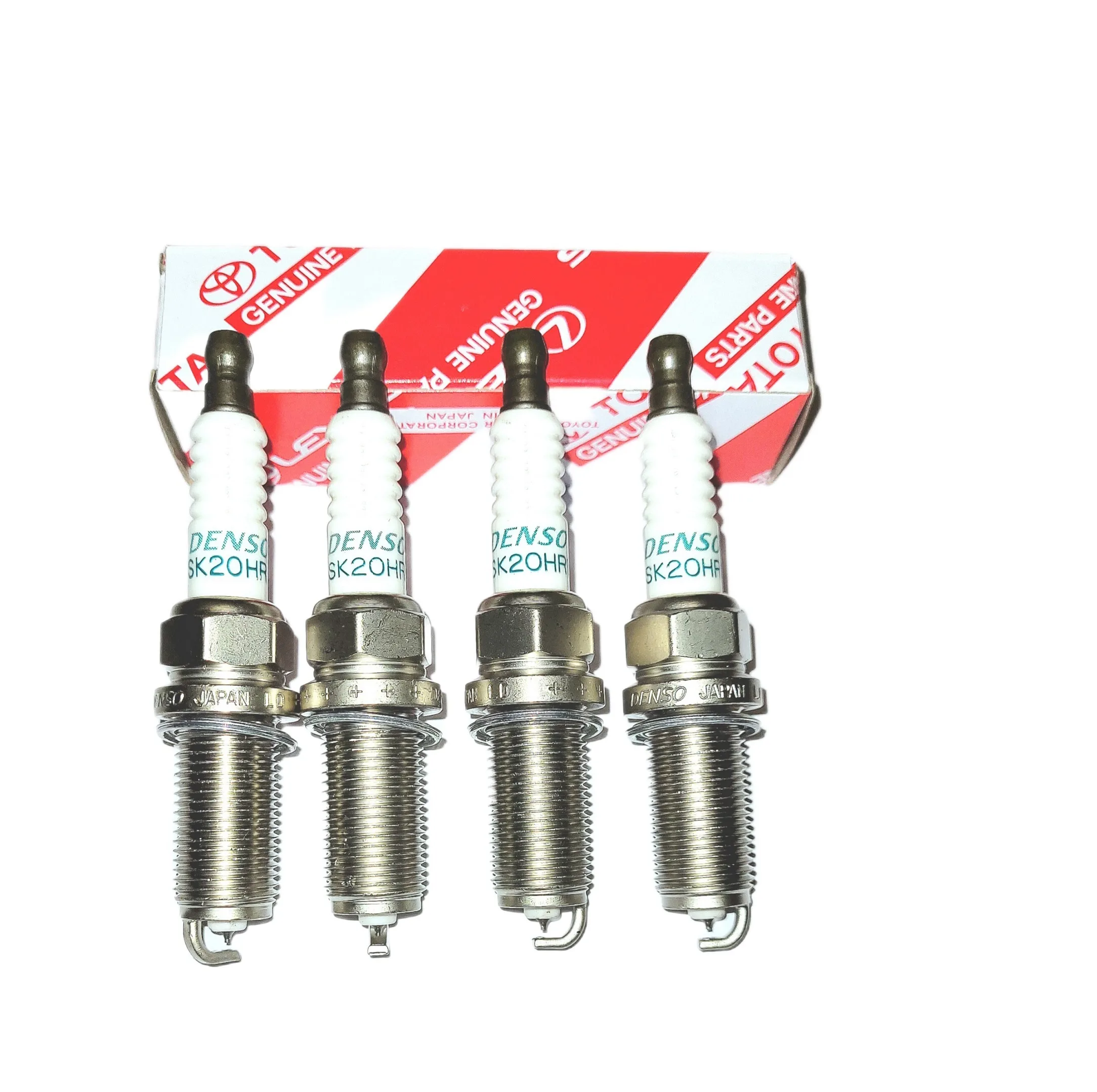 شمع خودرو دنسو مدل سوزنی ایریدیوم پایه بلند SK20HR11 ژاپن بسته 4 عددی