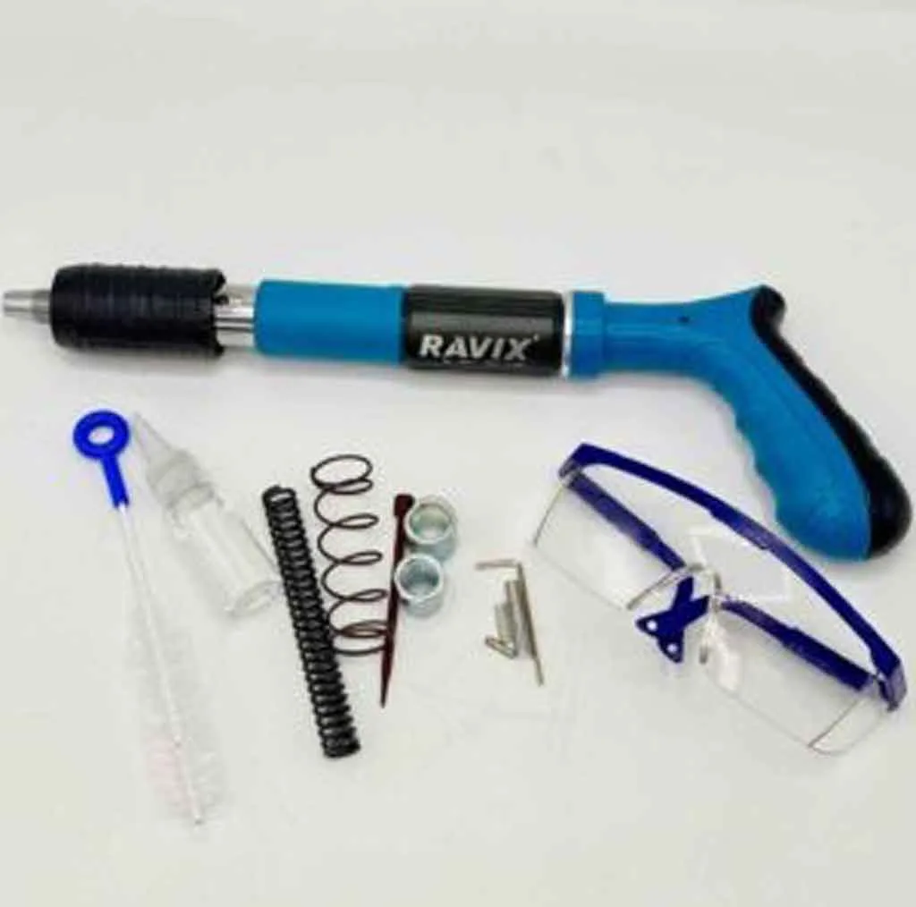 میخکوب دستی راویکس مدل ONE-STOP-TOOLS-STATION سایز 45 سانتی متر مجموعه 30 عددی