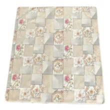 سفره 14 نفره مدل لوتوس طرح پشت نخی سایز 350×100 سانتی متر کد 08