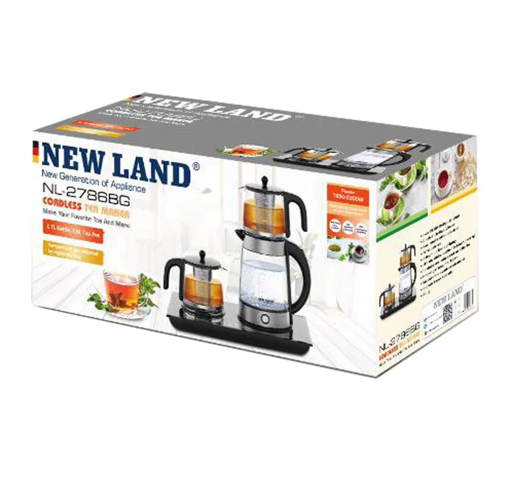 چای ساز کنار هم نیولند مدل NL-2786BG