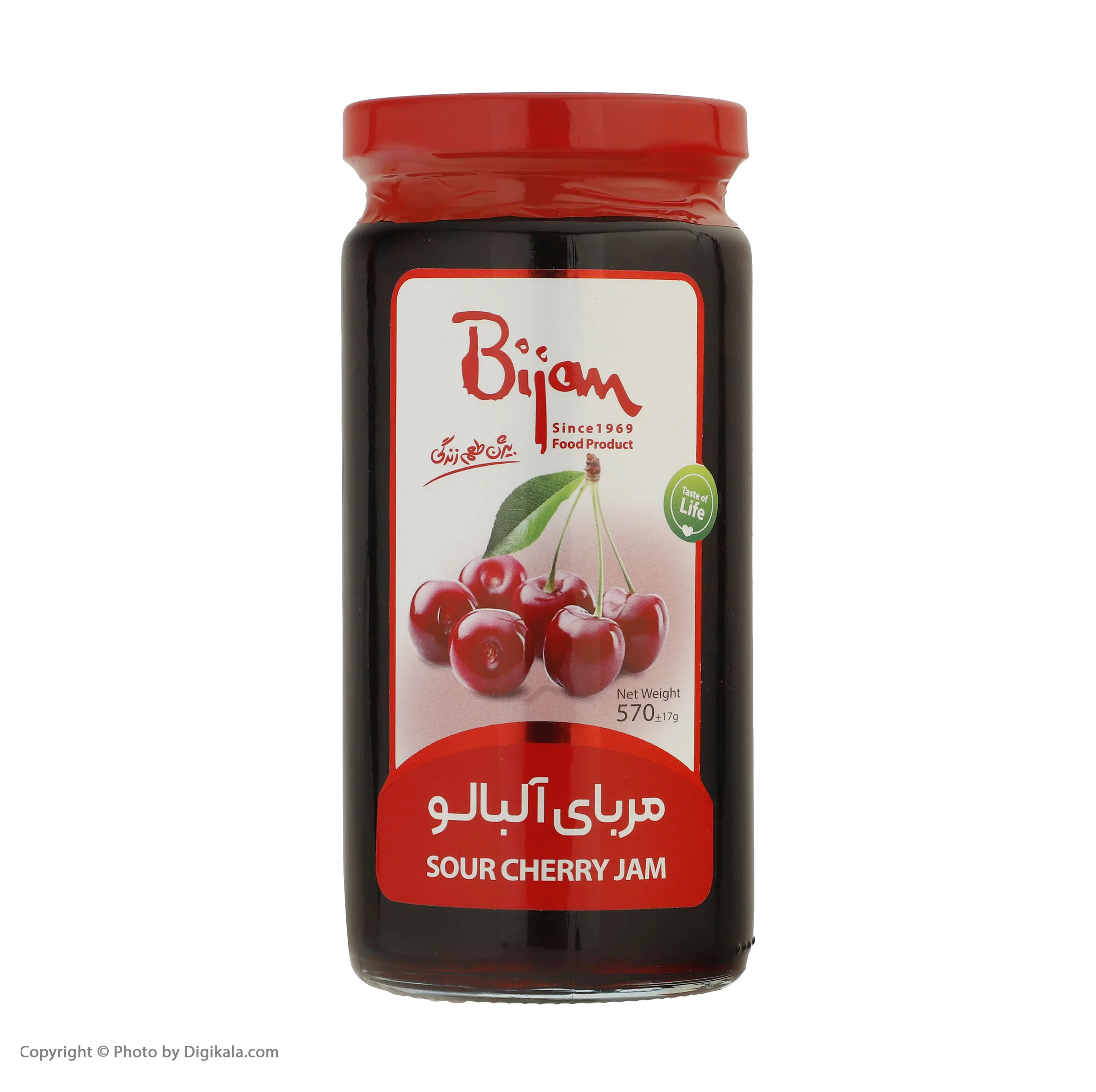 مربای آلبالو بیژن - 570 گرم