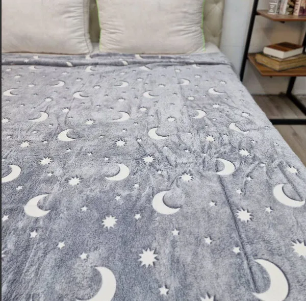 پتو مسافرتی مدل شب نما آسمان سایز 185x145 سانتی متر
