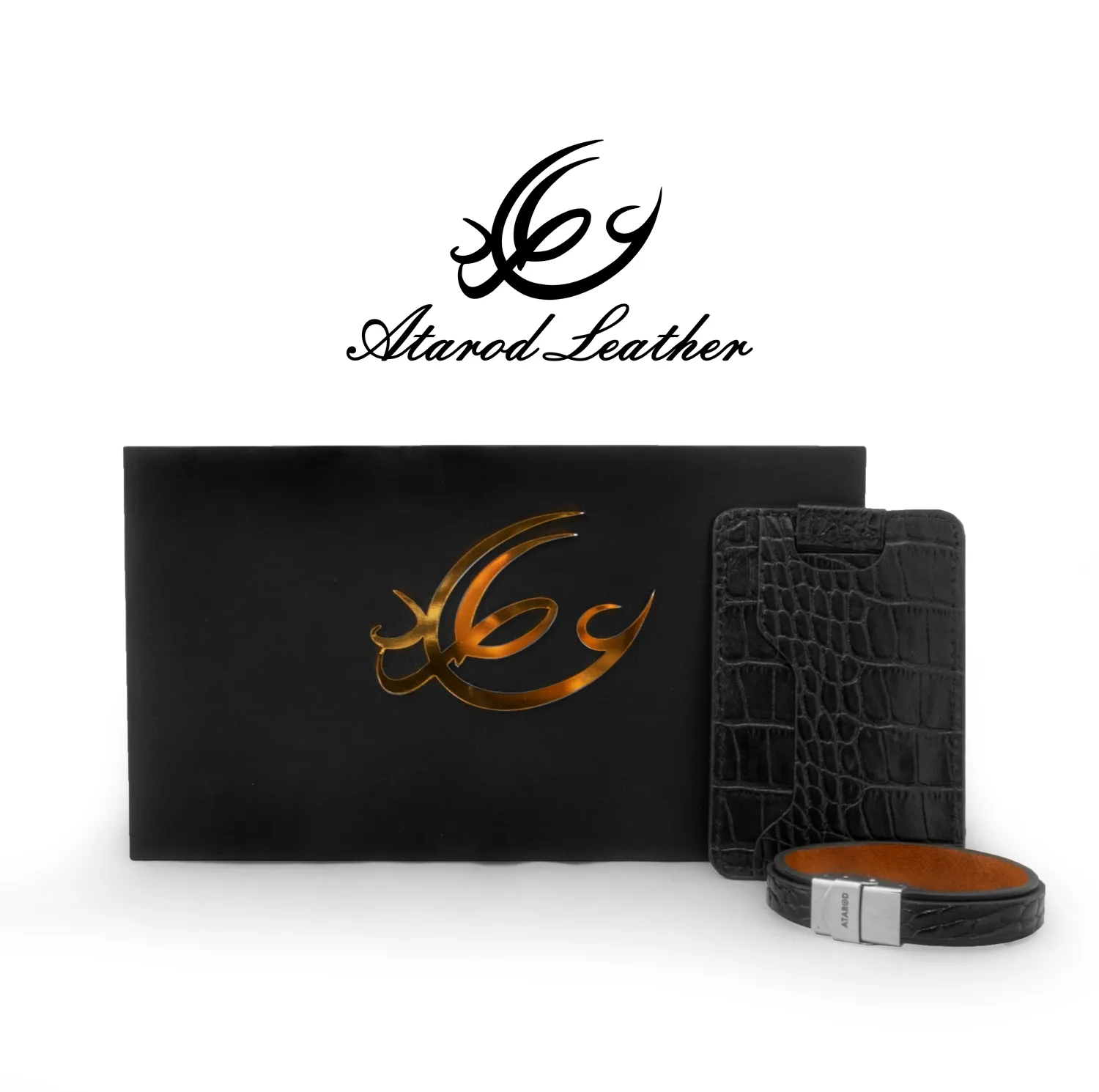 ست هدیه چرم عطارد مدل چرم طبیعی کد A110