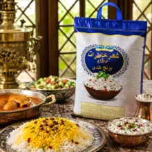برنج دانه بلند سفید هندی شهر خاطرات - 10 کیلوگرم