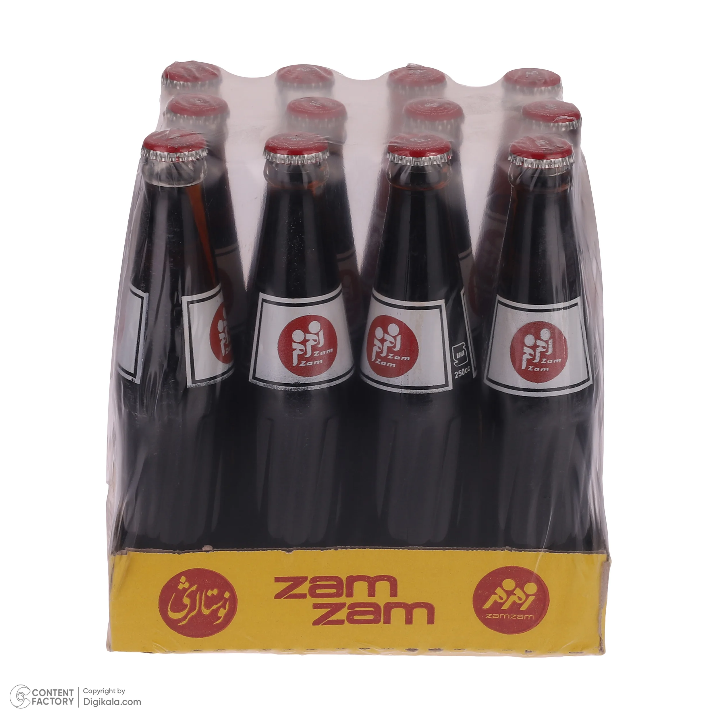 نوشابه گازدار زمزم با طعم کولا - 250 میلی لیتر بسته 12 عددی