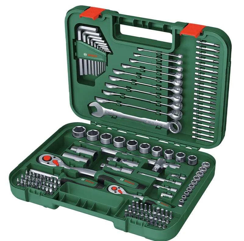 آچار و بکس بوش مدل فوق حرفه ای کد 1600A02Z9B مجموعه 132 عددی