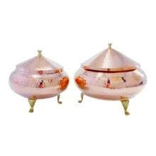 شکلات خوری مسی کد HS63 مجموعه 2 عددی
