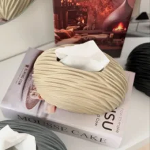 جعبه دستمال کاغذی مدل شیاردار مدرن مینیمال