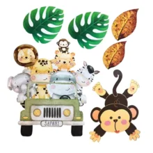 تم تولد مدل حیوانات جنگل مجموعه 75 عددی