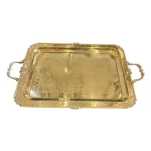 سرویس چای خوری 7 پارچه مدل طاووسی گلد
