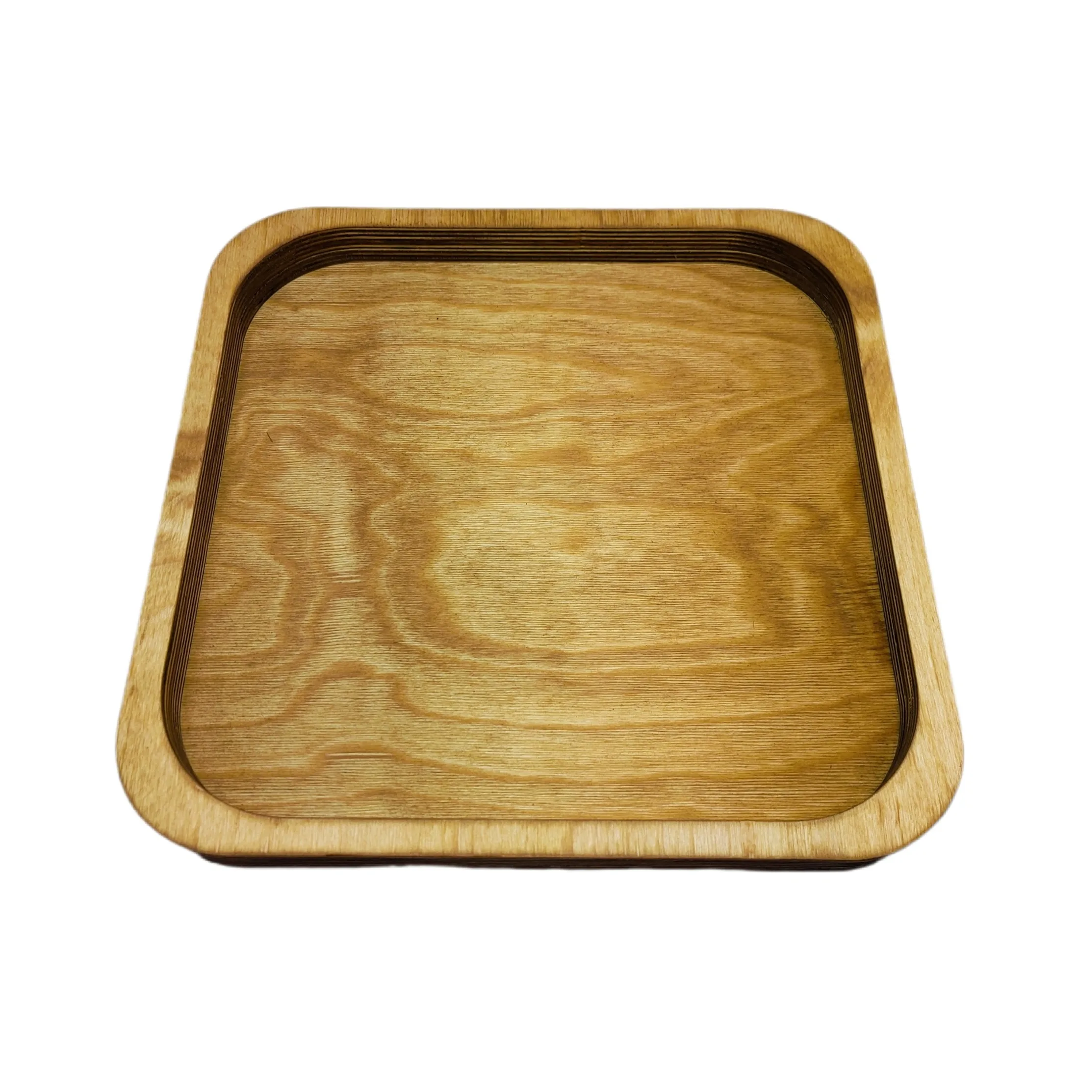 سینی سرو مدل چوبی پایهدار گردان کد 28×28