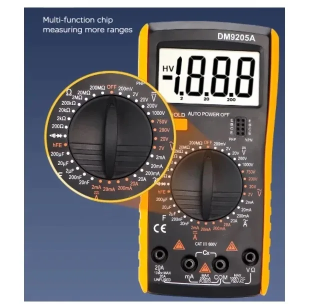 مولتی متر دیجیتال مدل DM9205A