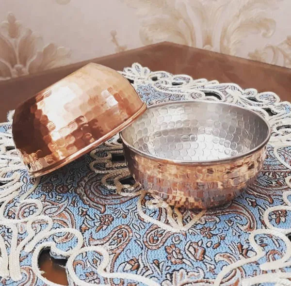 پیاله مسی مدل چکشی کد ZH03.3