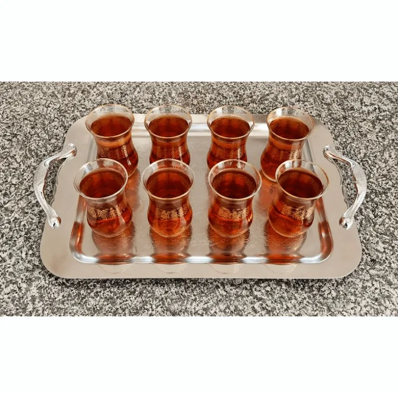 سینی مدل استیل سایز 30*45 سانتی متر